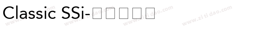 Classic SSi字体转换